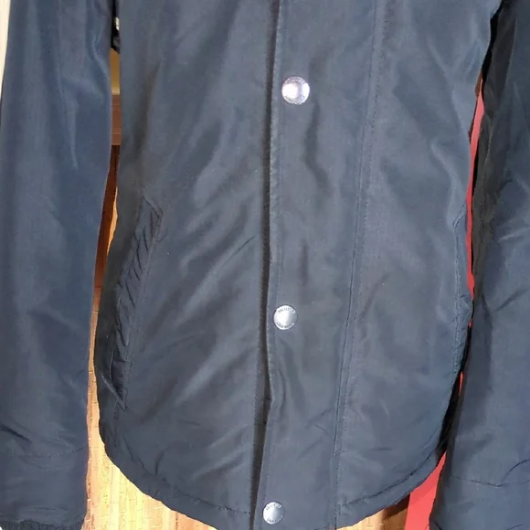 Hollister Navy Ski Ladies Jacket with High Collar - Picture 4 of 10
